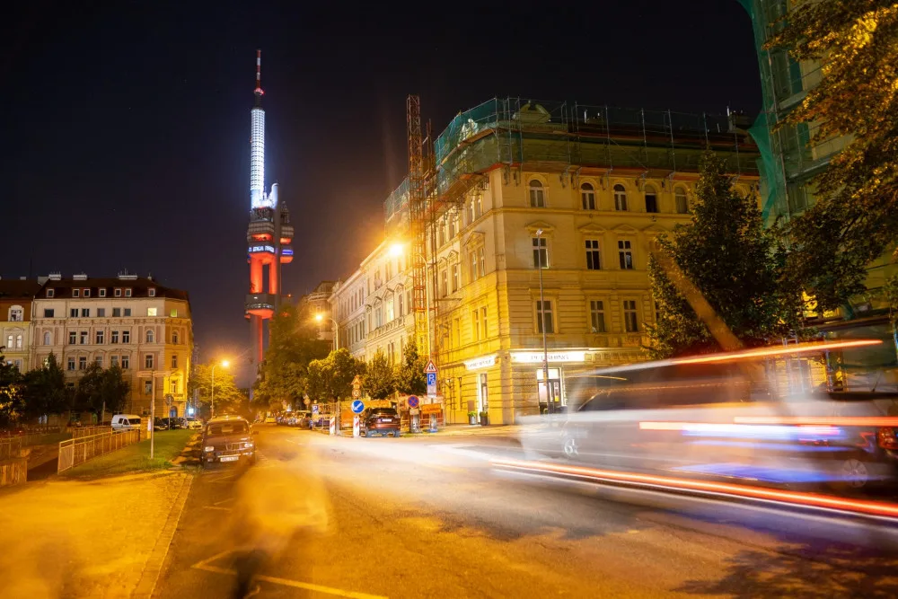 Nasvícení památek v rámci společných oslav Díky, že můžem