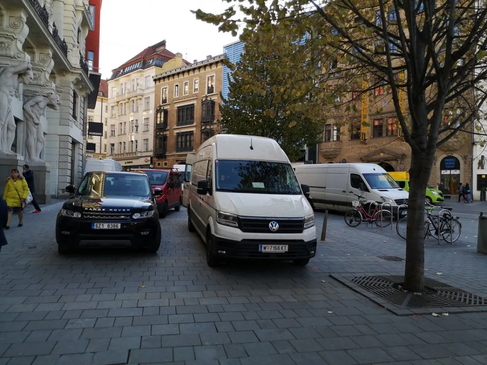 Častá situace v centru města.