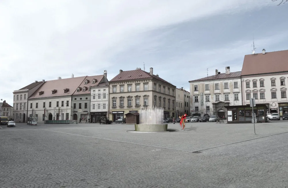 Návrh kašny ve Znojmě