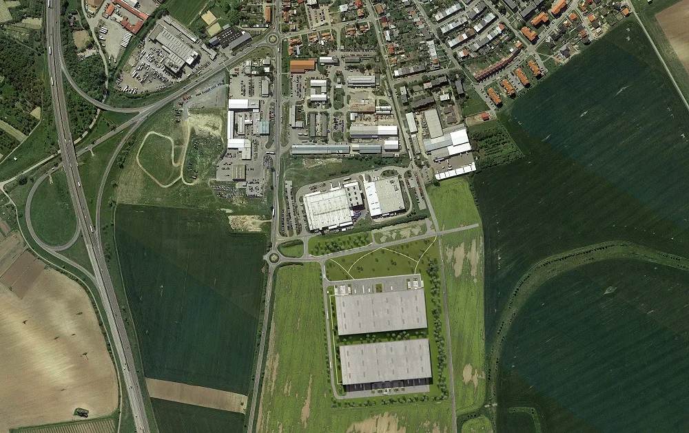 Developer plánuje v Hustopečích u dálnice vybudovat průmyslový park o rozloze osm hektarů