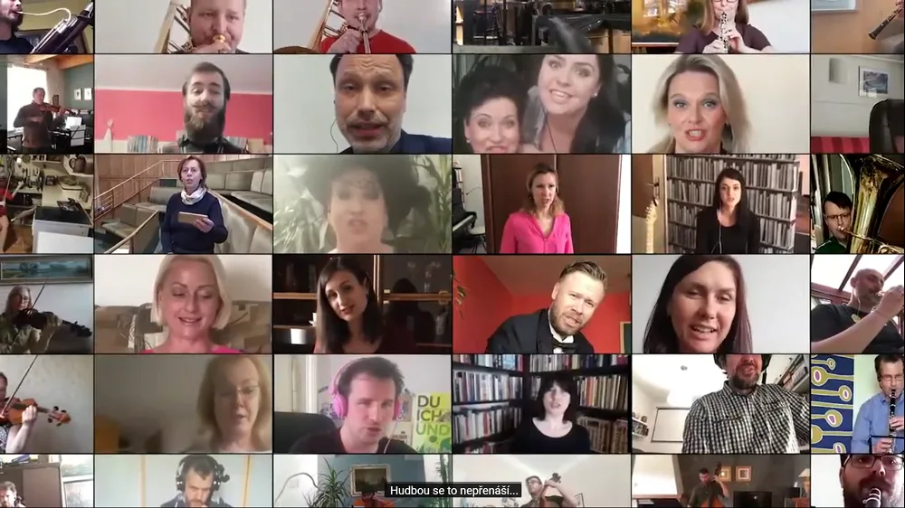 VIDEO: Hudbou se to nepřenáší. Na sociálních sítích sklízí úspěch nádherná píseň ansámblu Janáčkovy opery