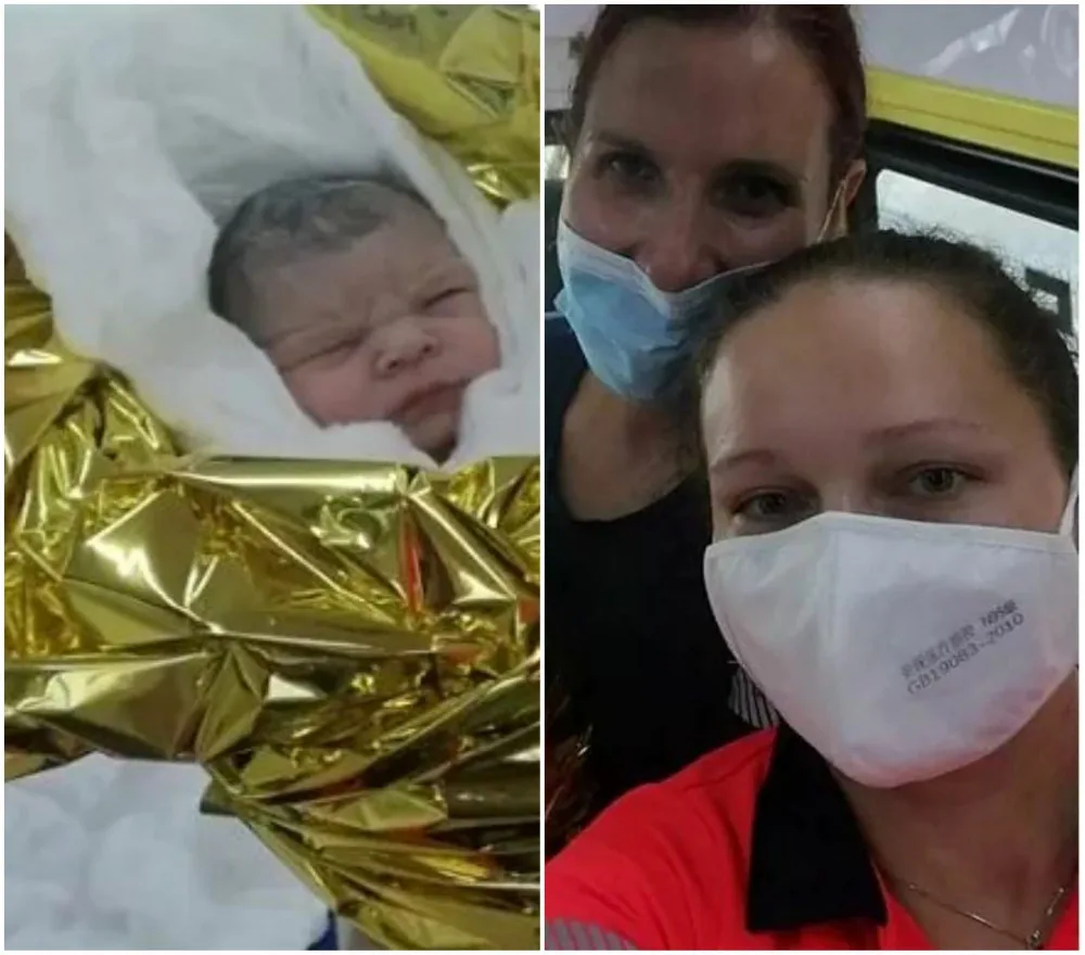 Malé Lauře se do porodnice nechtělo. Na svět se vydala v sanitce na polní cestě