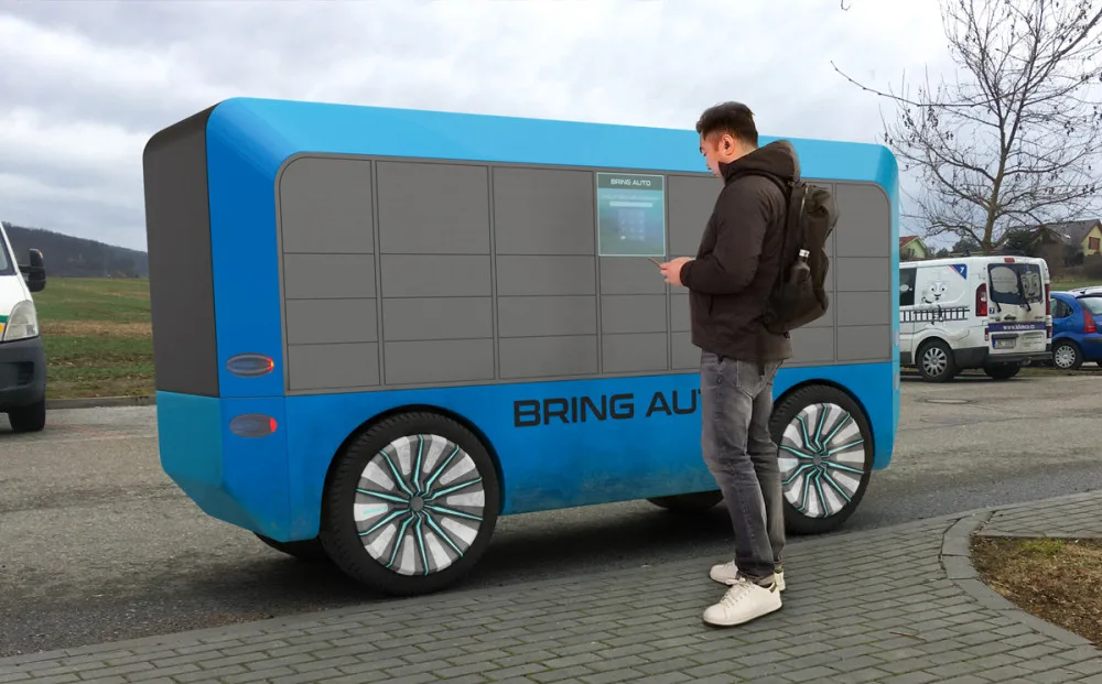 Brněnská firma testuje samořídící rozvážkové auto