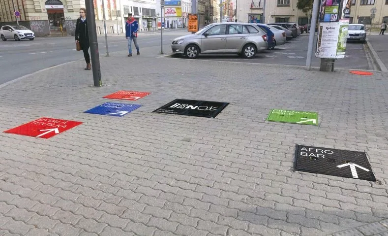 Orientační systém v brněnském Bronxu