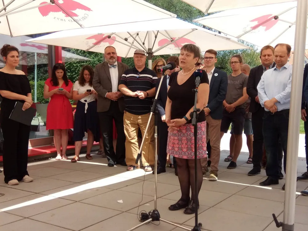 Šabatová oznamuje svou kandidaturu