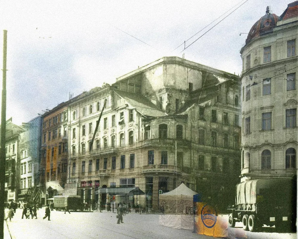 FOTO: Nebe se zatáhlo a město začalo hořet. Přesně před 76 začalo bombardování Brna spojeneckými vojsky