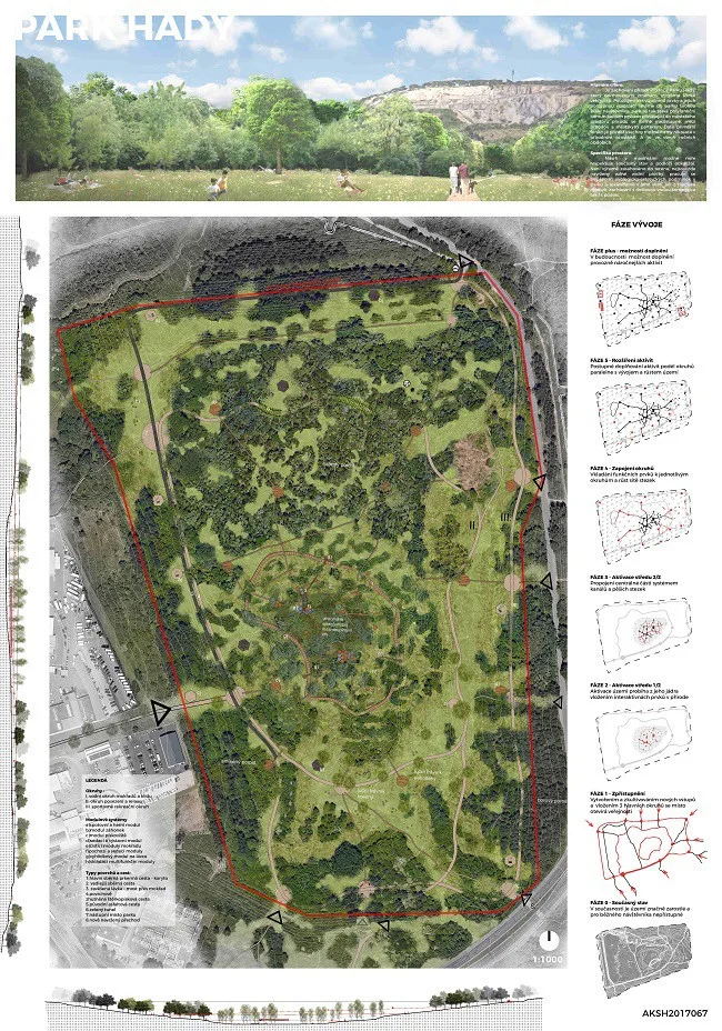 Pod lomem Hády už měl stát nový park. Projekt však brzdí problémy s pozemky