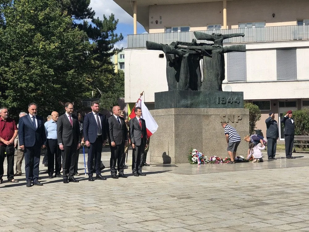 Výročí Slovenského národního povstání si připomněli i Brňané