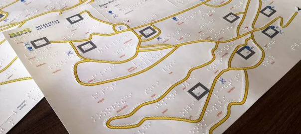Hmatová mapa zdroj: Poslepu.cz