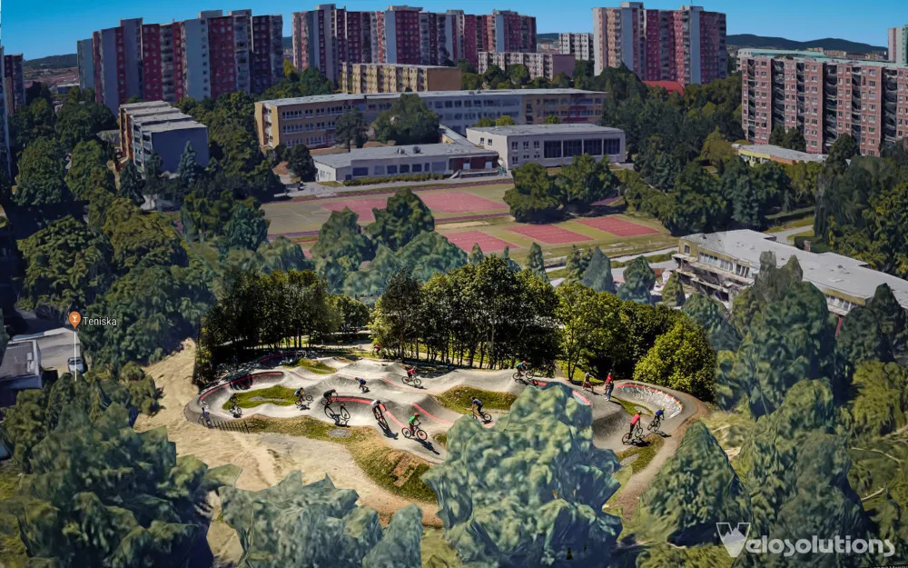 Mezi Líšní a Vinohrady vyroste nový pumptrack