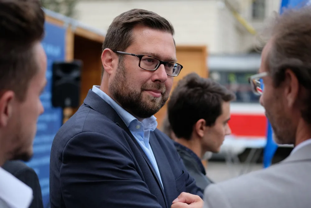 Jiří Nantl při představení svého programu