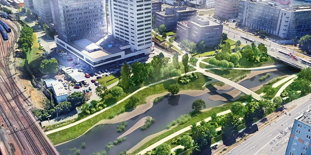 Brno bude mít konečně moderní náplavku. Město vypsalo výběrové řízení na stavbu nového nábřeží Svratky