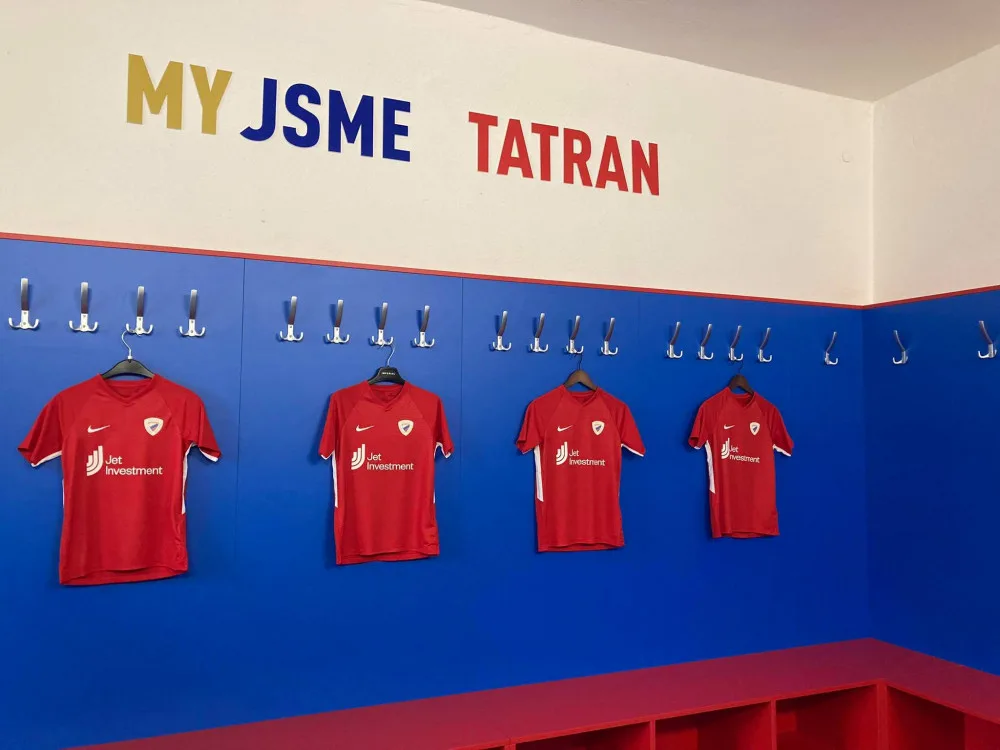 Nové kabiny pro hráče Tatranu Bohunice