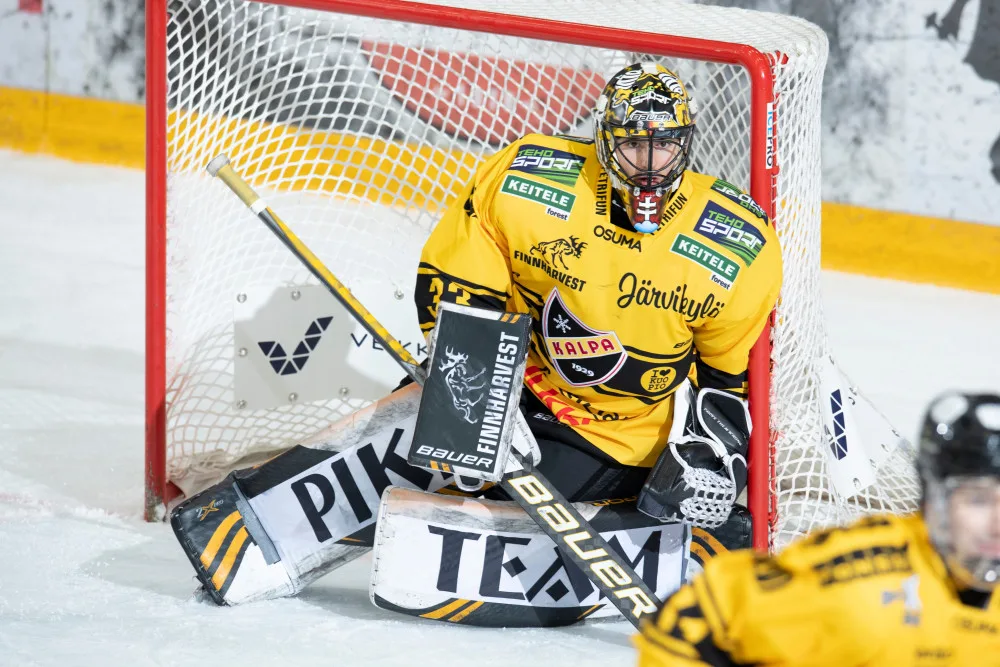 Matej Tomek v dresu Saipa Lappeenranta