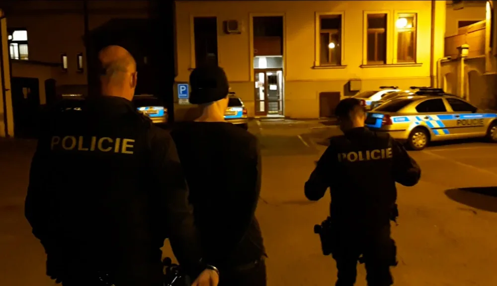 foto zadrženého pořízené dnes v noci