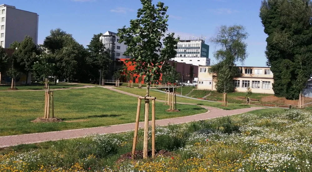 Nový park v Komárově získá jméno v anketě. Navrhovat můžete od září