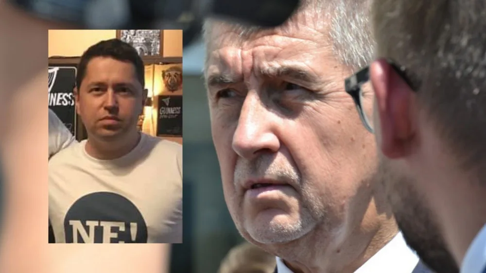 Andrej Babiš ml. a Andrej Babiš