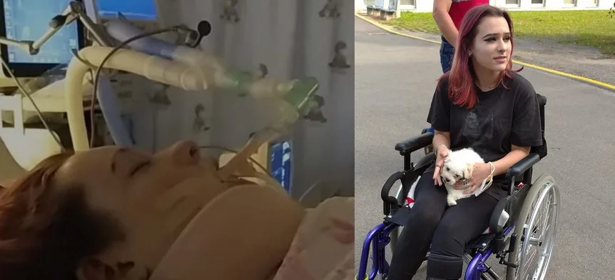 Silvinka seděla v autobuse, který smetlo tornádo. Znovu se učila chodit