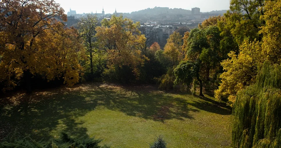 Zahrada vily Tugendhat.