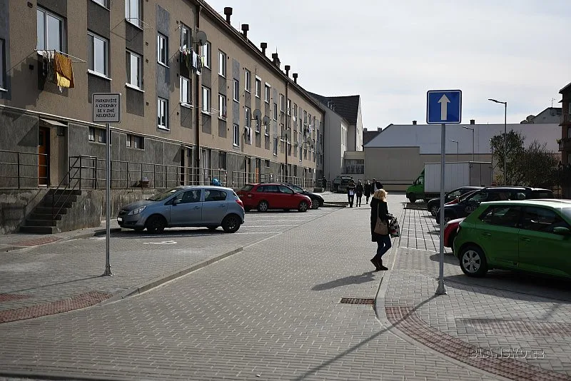 Nové parkoviště Blansko
