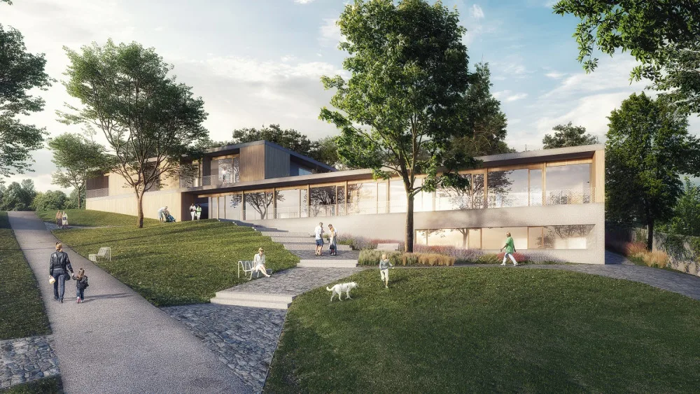 Vizualizace hospice.