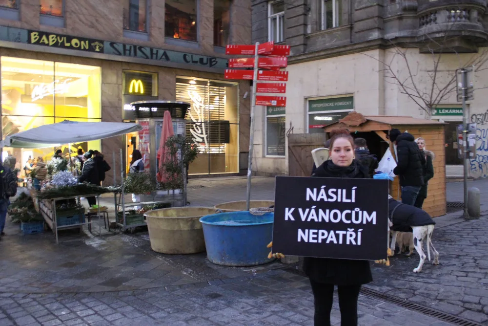 Aktivisté v Brně se chovali jako kapři
