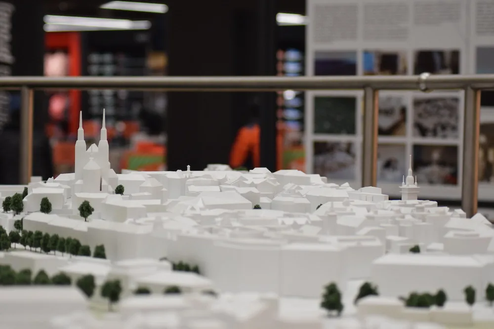 Brno přivezlo od obchoďáku 3D model vysněného vlakového nádraží