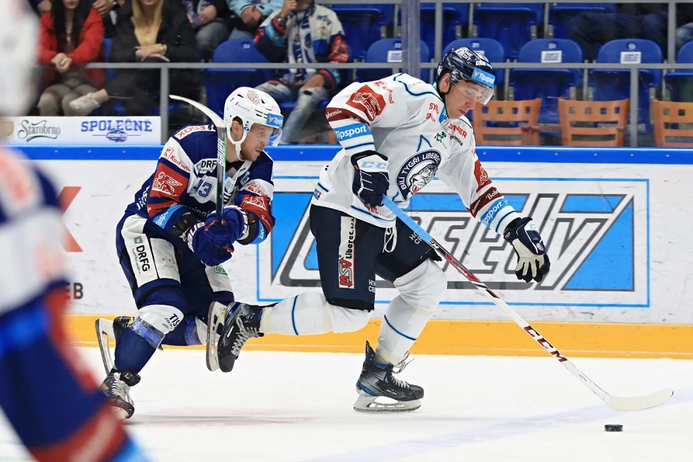 Liberec poprvé v sezoně zdolal Brno, po obratu na ledě Komety je už šestý