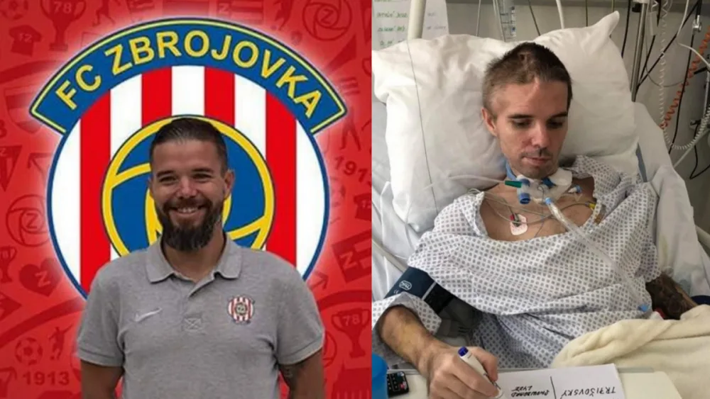 Ochrnutí a boj o život. Trenér Zbrojovky skončil po pádu ze schodů v umělém spánku