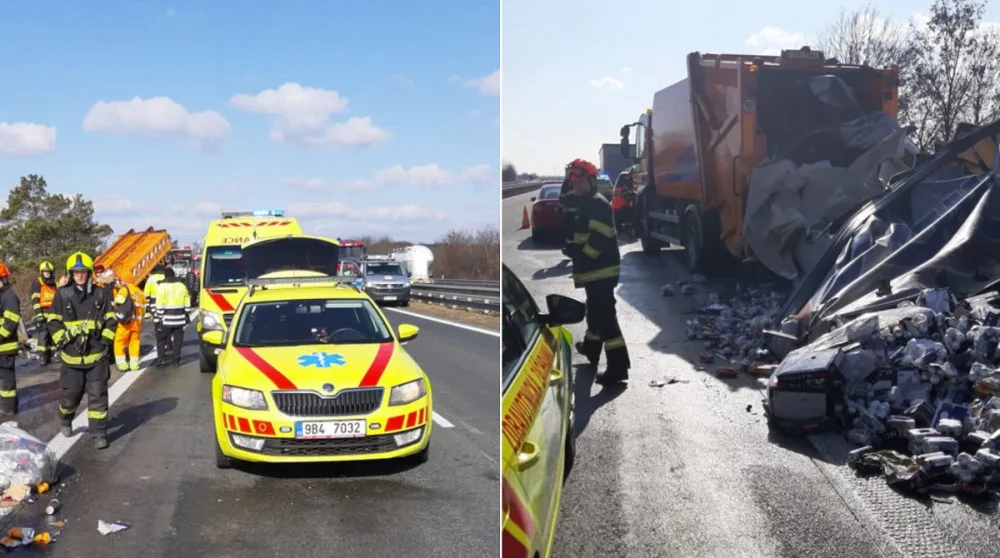 Při nehodě na D2 zemřel člověk, z Brna na Bratislavu stojí doprava