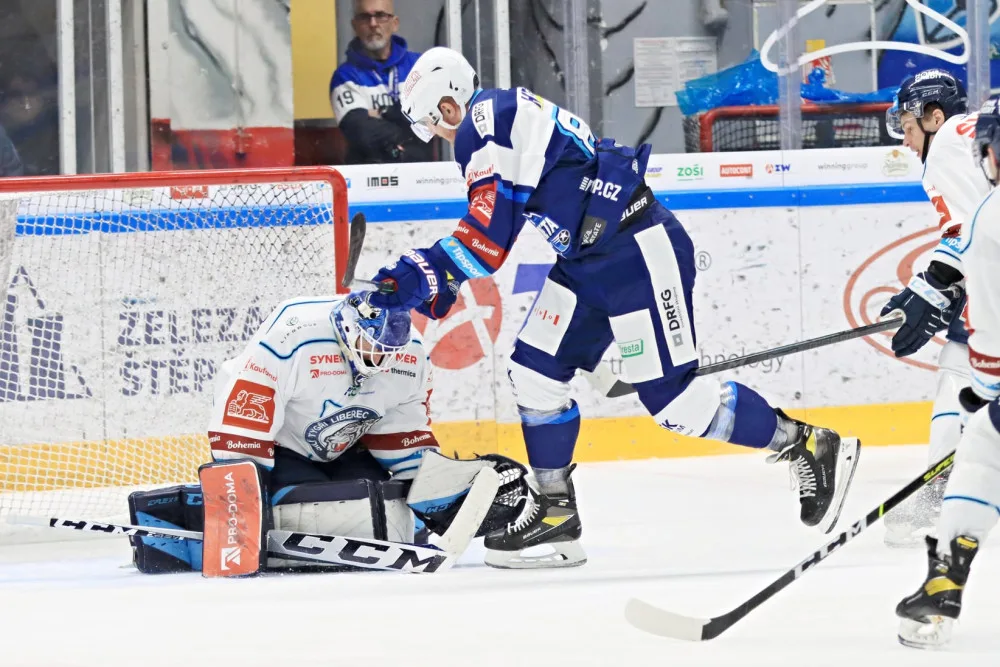 Hokejisté brněnské Komety odvrátili mečbol Liberec, doma zvítězili 4:1
