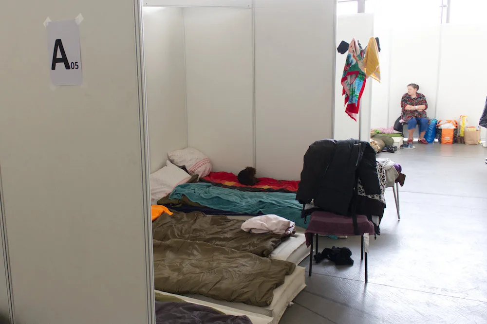 Brněnské výstaviště ubytovalo stovky Ukrajinců