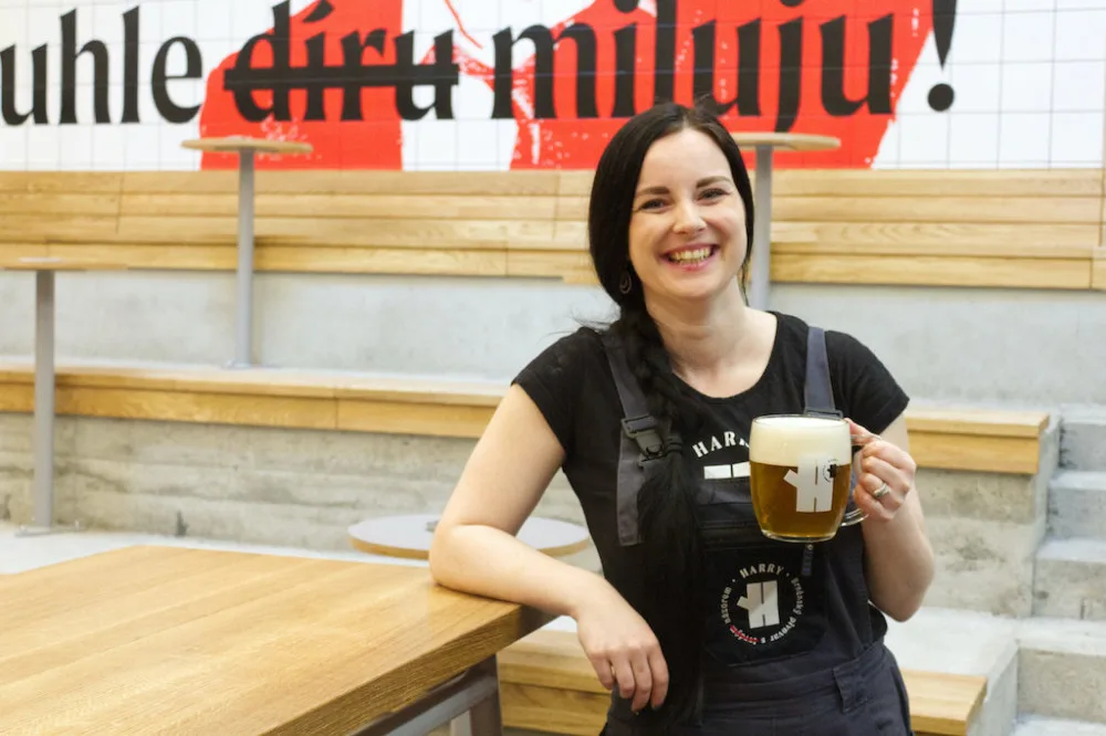 Tamara Dolníčková se svým ležákem Born