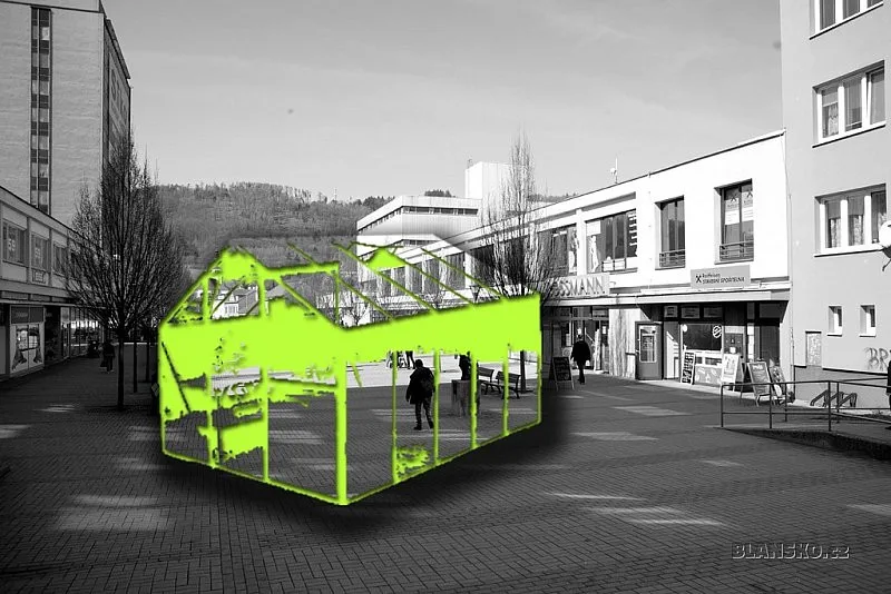 Blansko poznává umění. Přijďte si vyměnit semínka, lákají autoři skleníku na náměstí