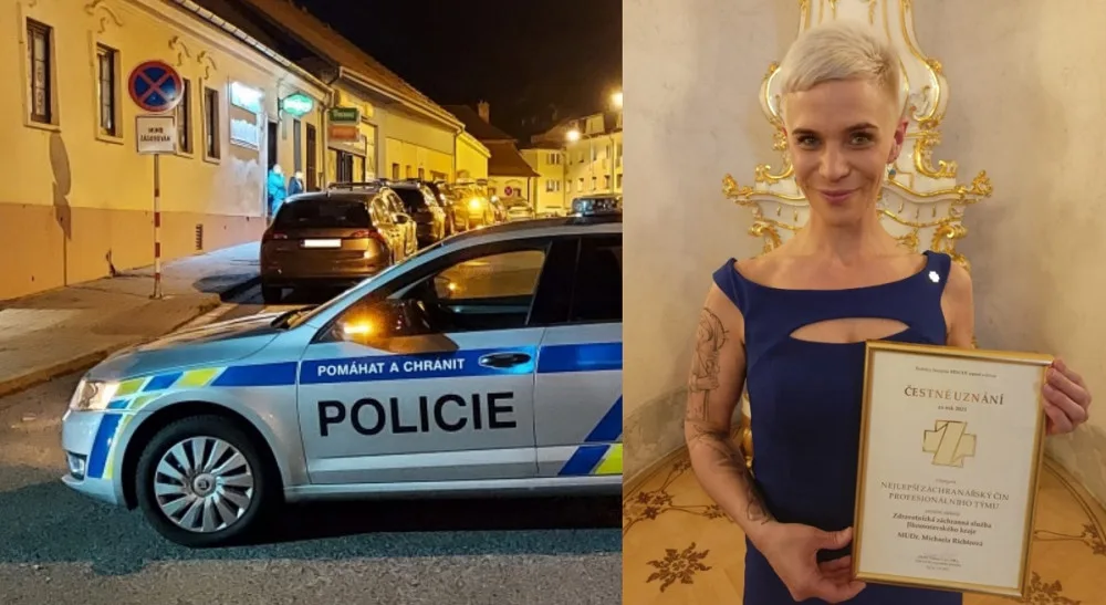 Oceněná záchranářka Michaela Richtrová