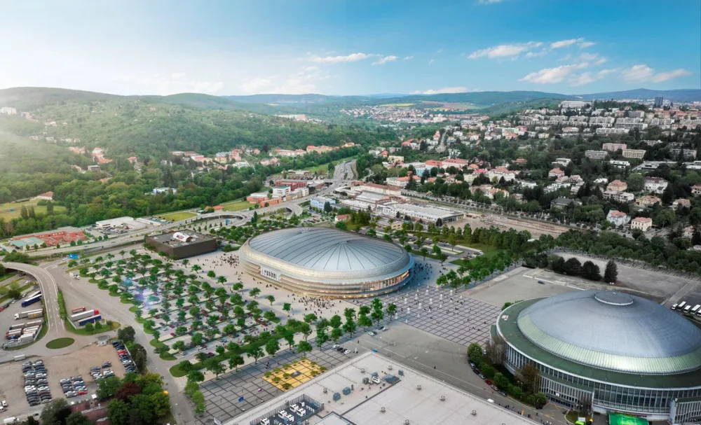 Vizualizace arény