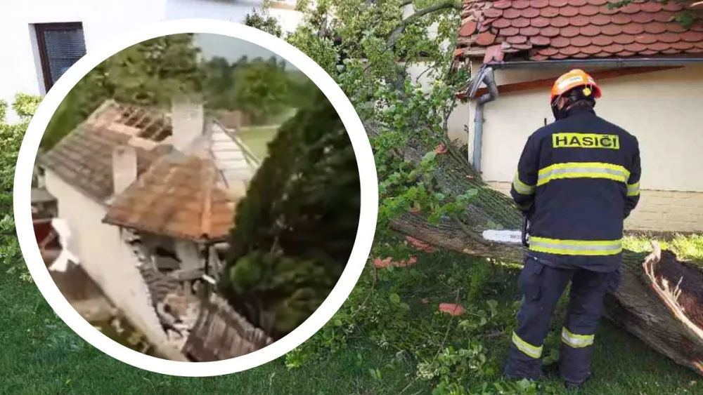 Podle meteorologů se jižní Moravou prohnalo malé tornádo