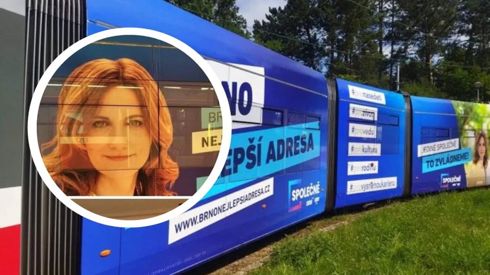 Kvůli obličeji primátorky nemůžeme otevřít okna, stěžují si šalináři v Brně