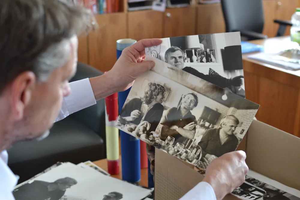 Tomáš Kubíček rozbaluje archiv Milana Kundery