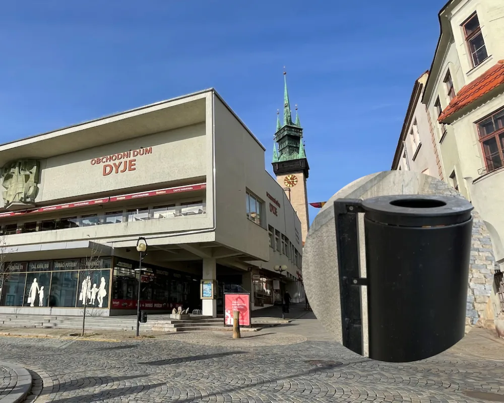 Lidé a turisté ve Znojmě nahází lidé více odpadků do košů
