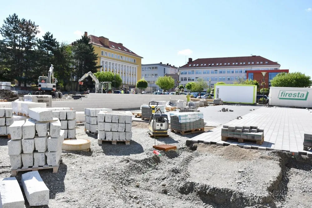 Blansko vyhlíží nové náměstí. Dělníci jsou téměř v cíli