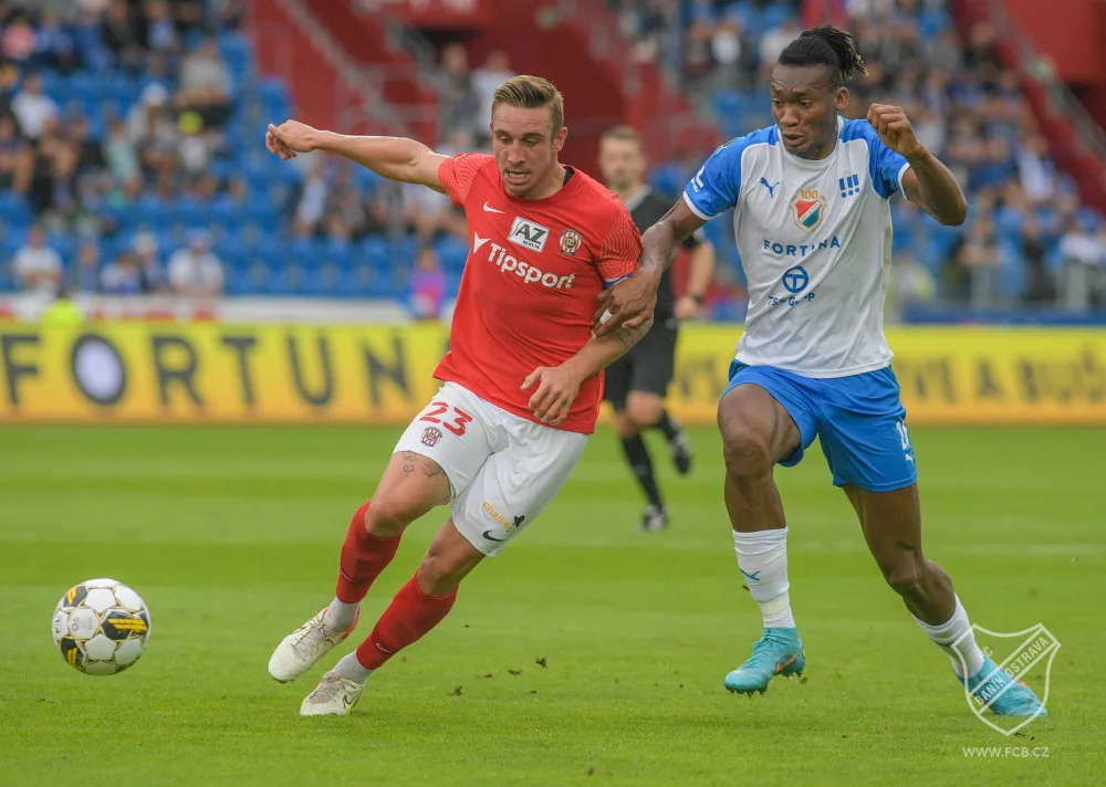 Zbrojovka vs Baník. Foto: Petr Kotala