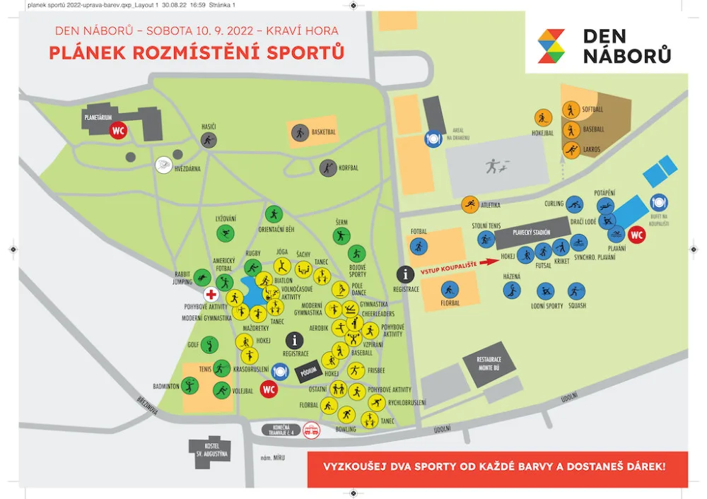 Ten pravý sport budou děti hledat na Dni náborů. Představí se jim přes sto dvacet klubů