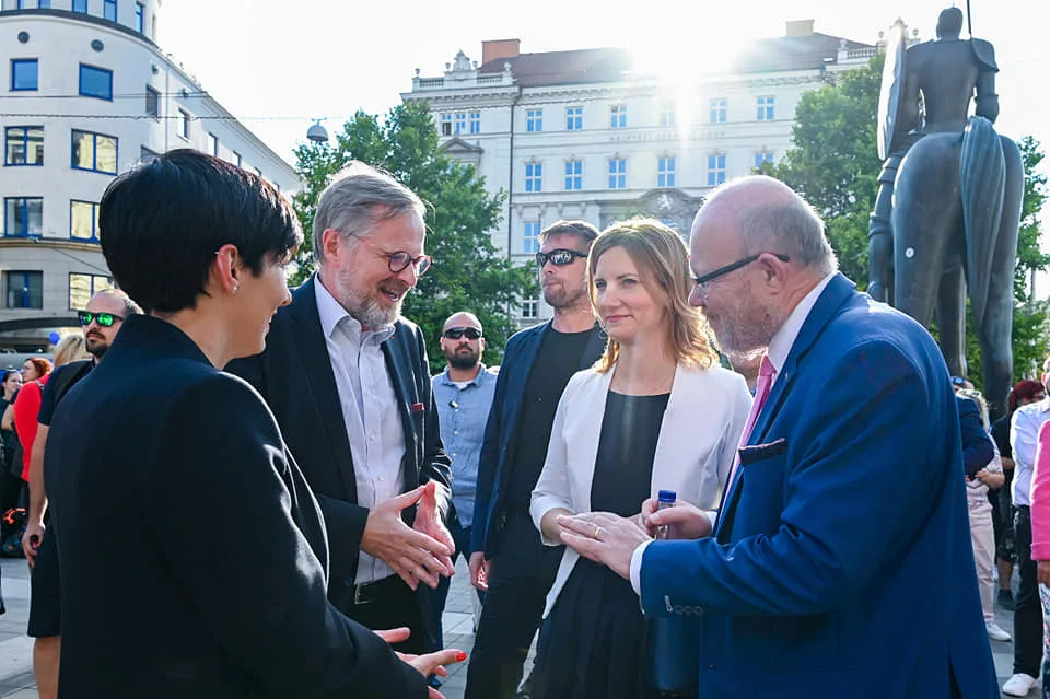 Primátorka Vaňková zahájila ostrou fázi kampaně. Do Brna ji přijel podpořit i premiér