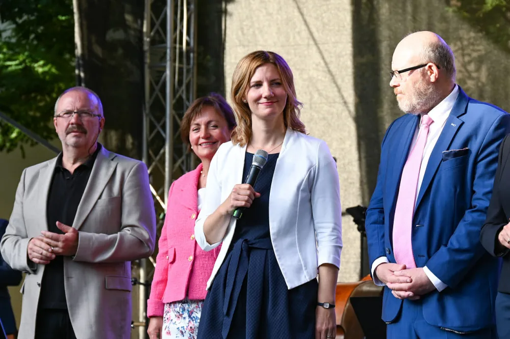 Primátorka Vaňková zahájila ostrou fázi kampaně. Do Brna ji přijel podpořit i premiér Fiala