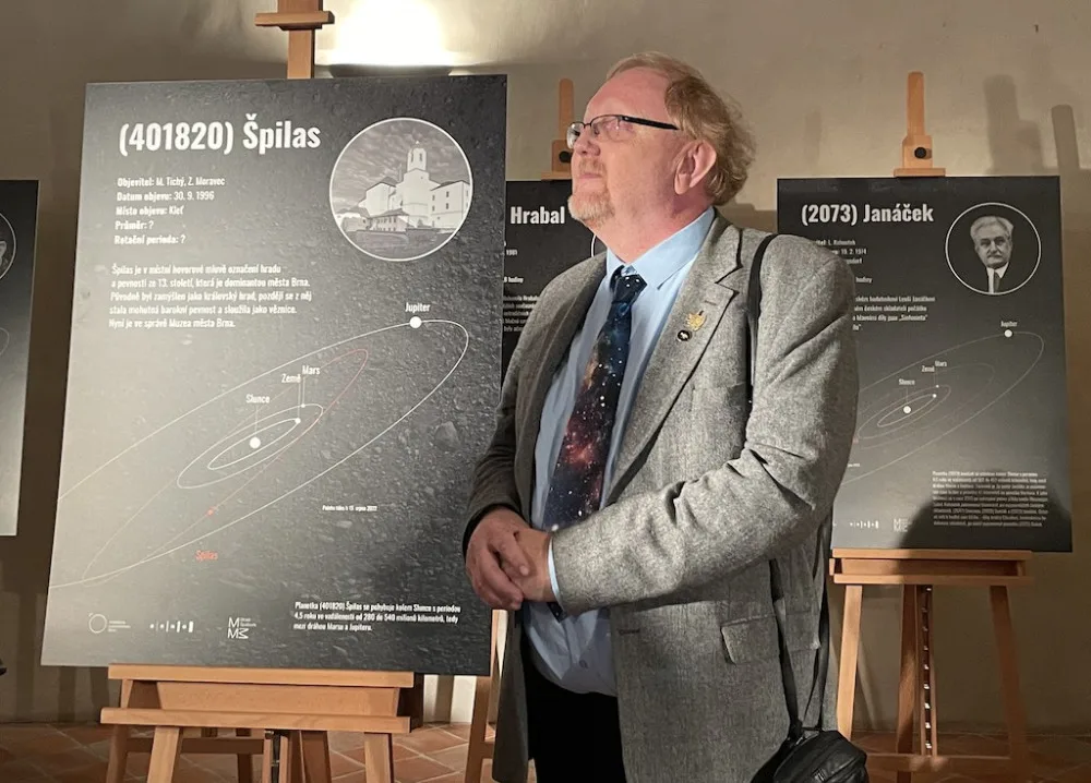 Jeden z objevitelů planetky, Miloš Tichý