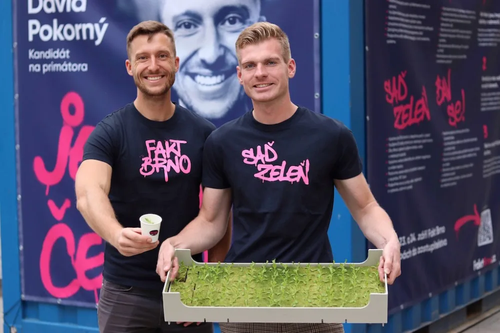 Saď zeleň s námi, nabádají kandidáti Fakt Brno