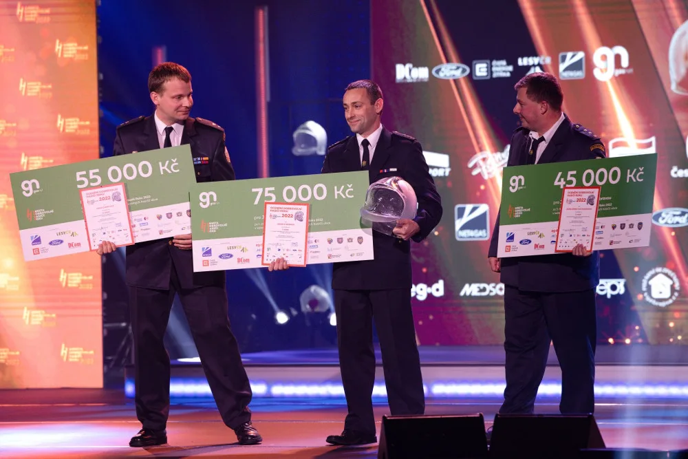 Dobrovolní hasiči převzali ocenění za svou činnost