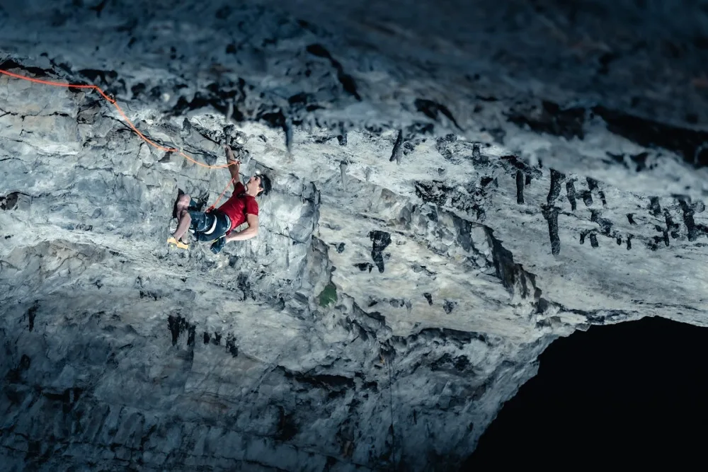 Adam Ondra na Macoše