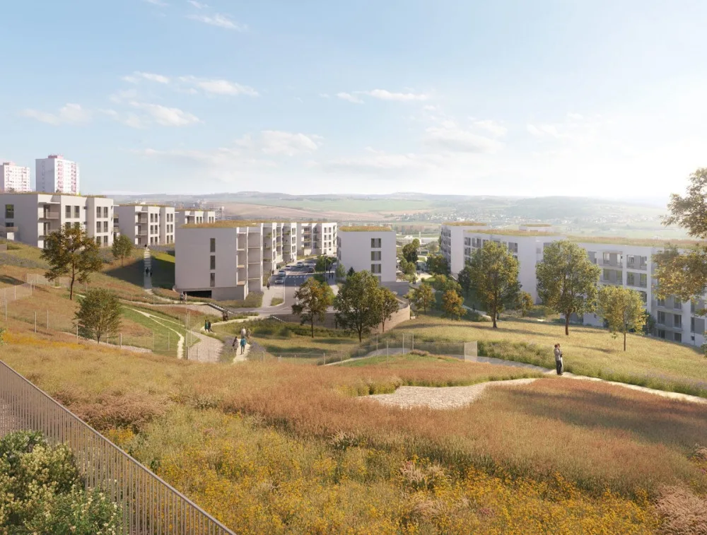 Vizualizace projektu na Kamenném vrchu
